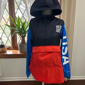 The North Face Women's Raincoat - Black, Blue, and Red